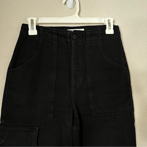 Reformation Gia Cargo Pants 25 High Rise Organic Tencel - Picture 6 of 12